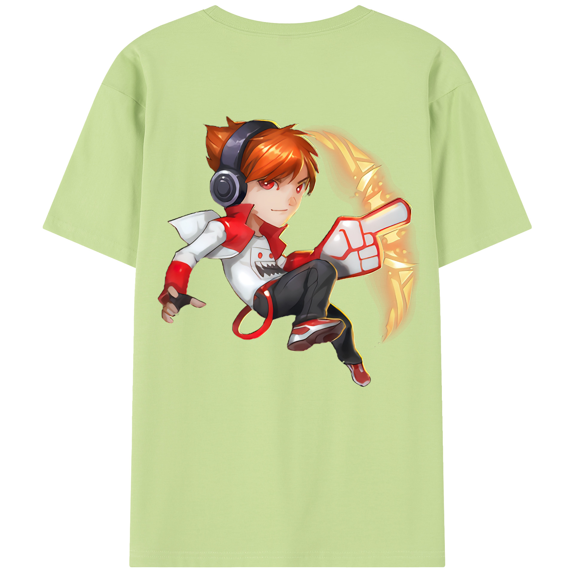 リーグ・オブ・レジェンド League of Legends LOL 綿100％半袖Tシャツ（背面プリント）
